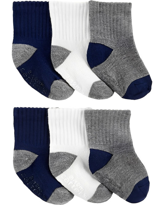 Carter's Toddler Boy 6 Pack Ankle Socks - ColorPlay