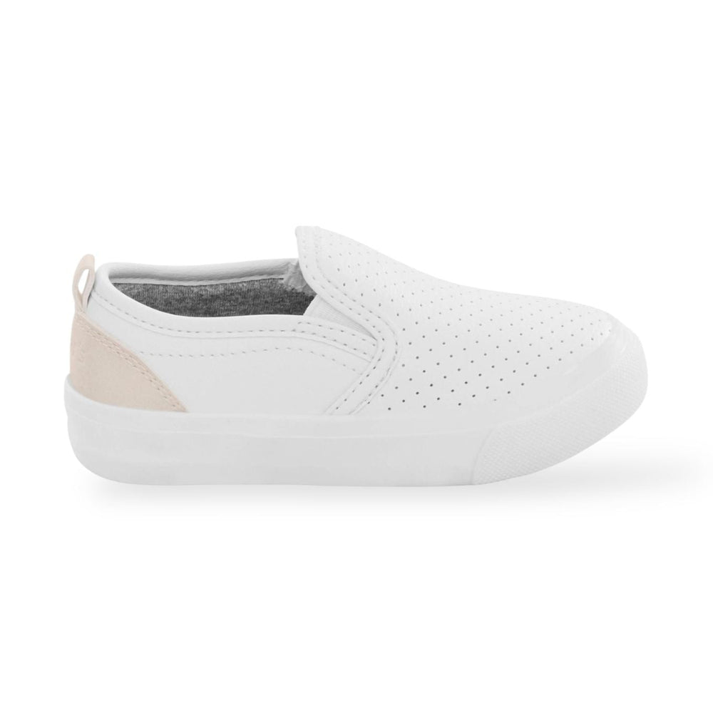 Carter's & OshKosh Toddler Sneaker - White Canvas Low-Top