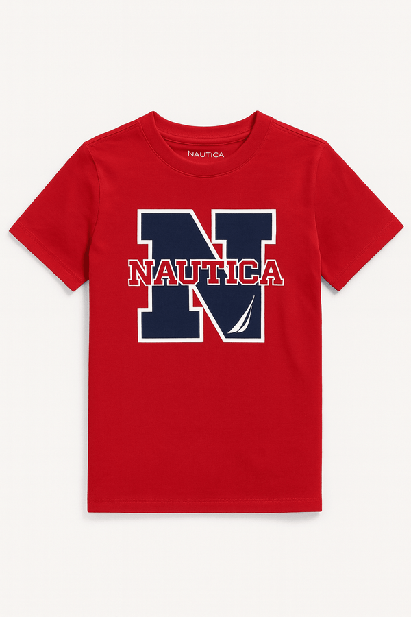 Nautica Niños Camiseta Gráfica - Rojo