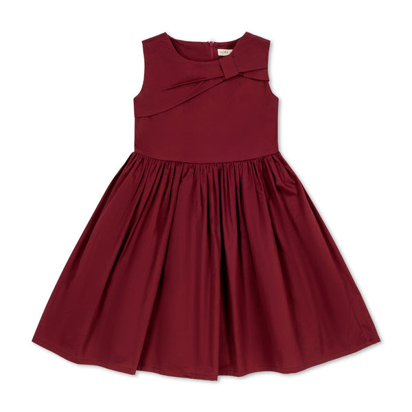 Hope & Henry Organic Asymmetrical Bow Party Dress