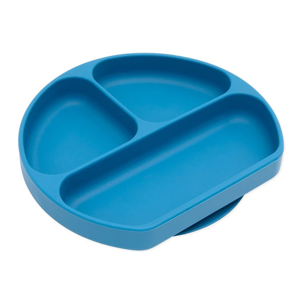 Bumkins Silicone Grip Dish - Dark Blue