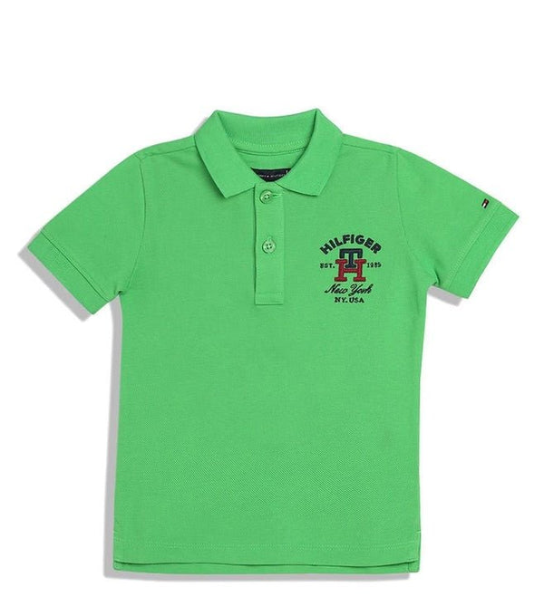 Tommy Hilfiger Niños Polo Gráfico - Verde
