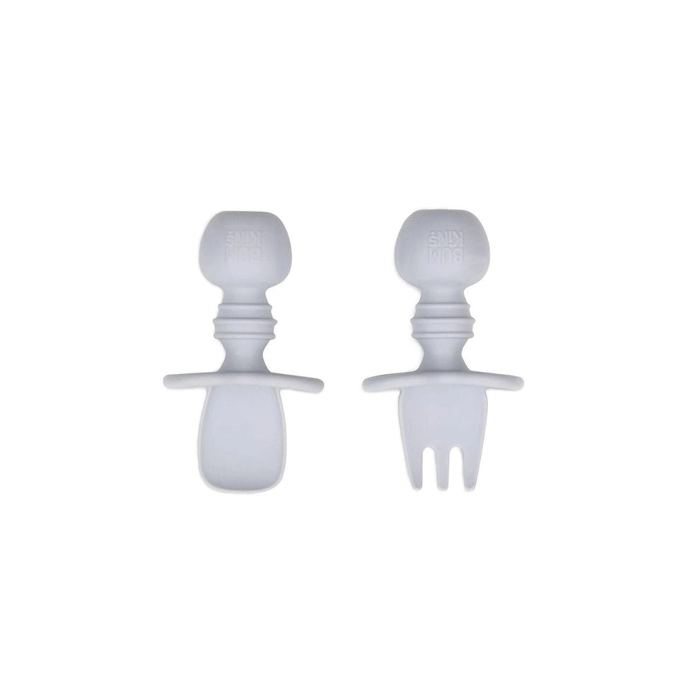 Bumkins Silicone Chewtensils - Gray