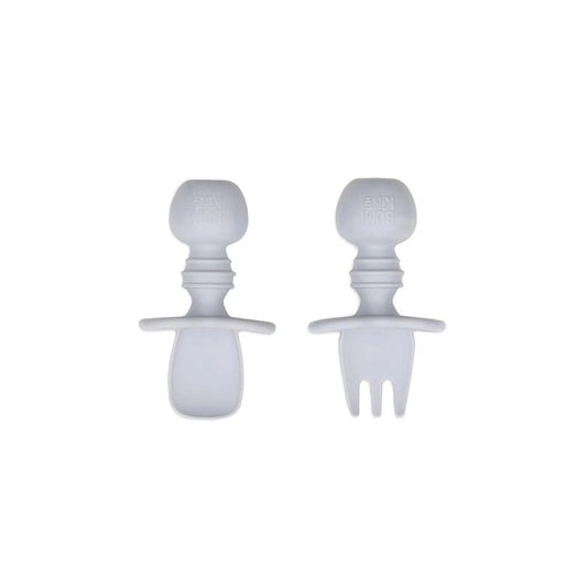 Bumkins Silicone Chewtensils - Gray - ColorPlay