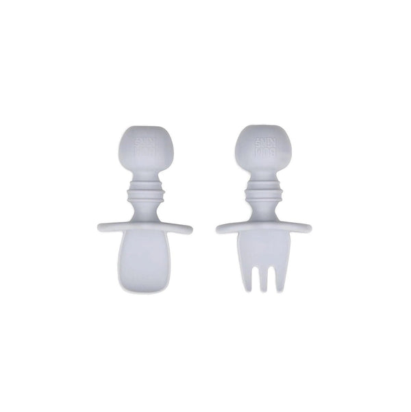 Bumkins Silicone Chewtensils - Gray