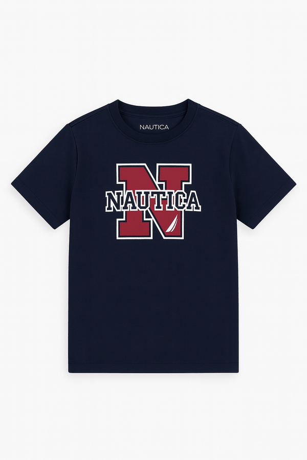 Nautica Niños Camiseta Gráfica - Azul Marino