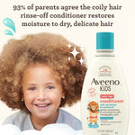 Aveeno Kids Coily Hair Conditioner with Oat Extract & Coconut Oil 12 fl oz - Image 2