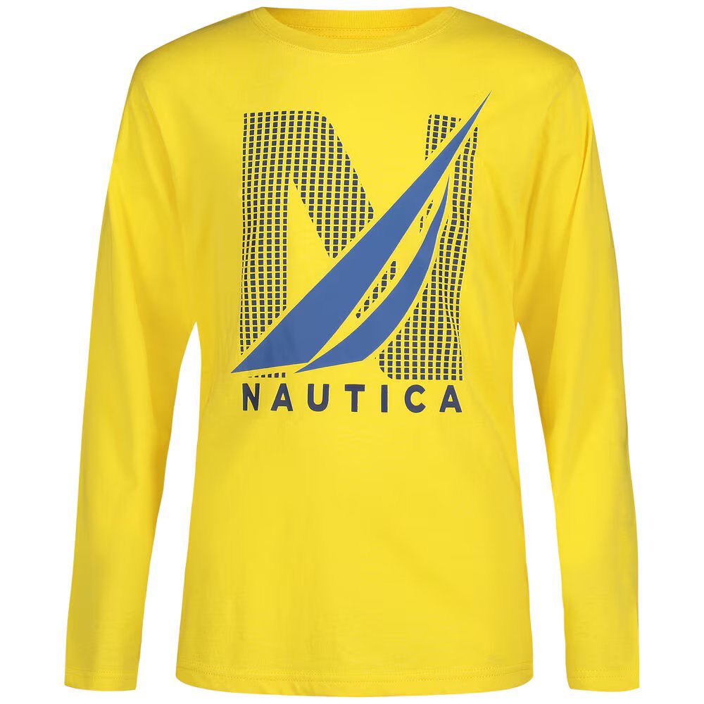 Nautica Niños Camiseta Manga Larga - Amarillo