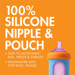 Boon NURSH Biberón Anti-Cólico 8oz (240ml) Set de 3 - Color Block - Image 7