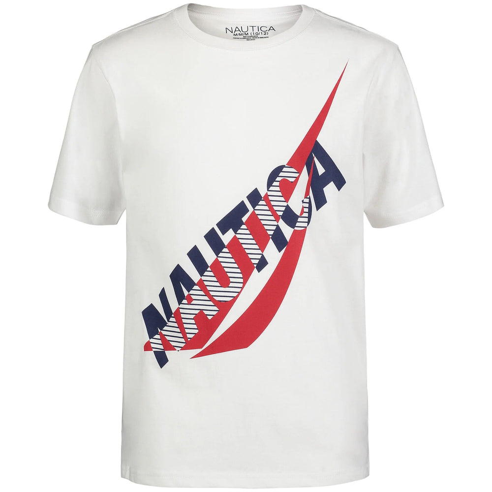 Nautica Niños Camiseta Gráfica - Blanco