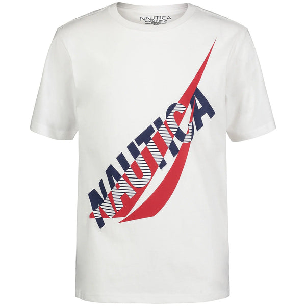 Nautica Niños Camiseta Gráfica - Blanco