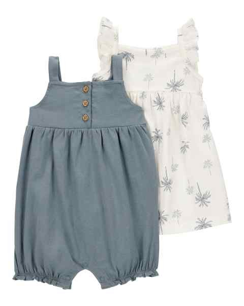 Carter's Set 2 Enterizos Verano