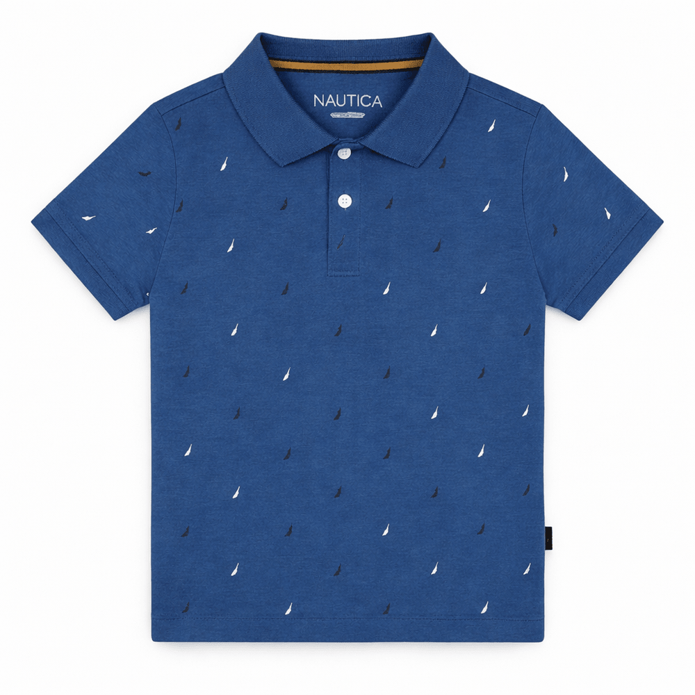 Nautica Kids' Navy Print Polo