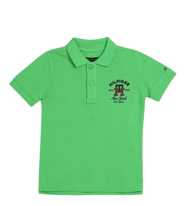 Tommy Hilfiger Niños Polo Gráfico - Verde