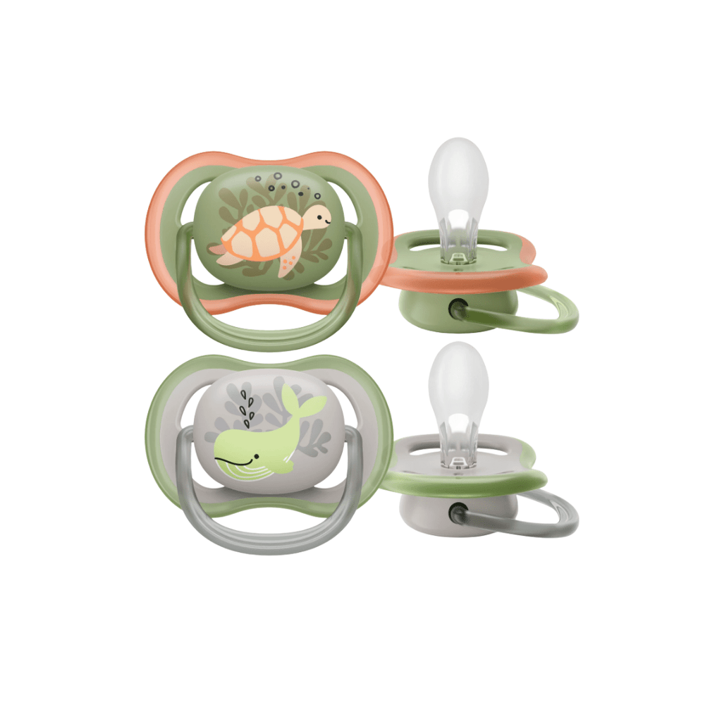 Avent Chupetes Ultra Air Animales del Mar verde-coral