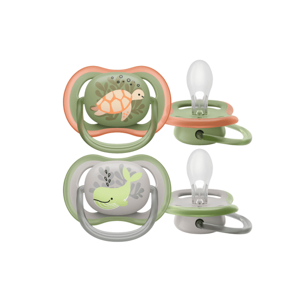 Avent Chupetes Ultra Air Animales del Mar verde-coral