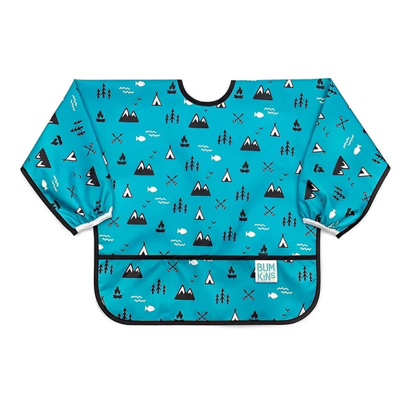 Bumkins Sleeved Bib - Outdoor Tents