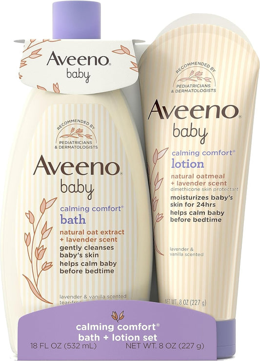 Aveeno Baby Calming Comfort Bath and Lotion Set - ColorPlay