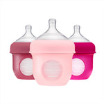 Boon NURSH Biberón Anti-Cólico 4oz (120ml) Set de 3 - Rosa Multi - Image 2
