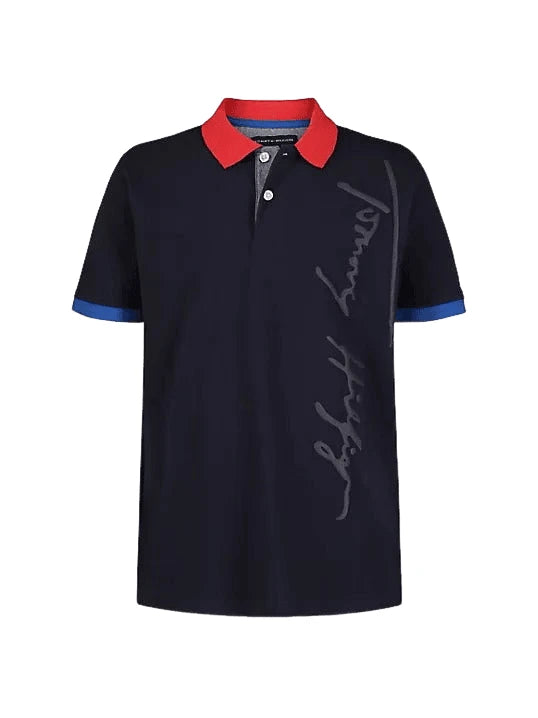 Tommy Hilfiger Niños Polo - Azul Marino