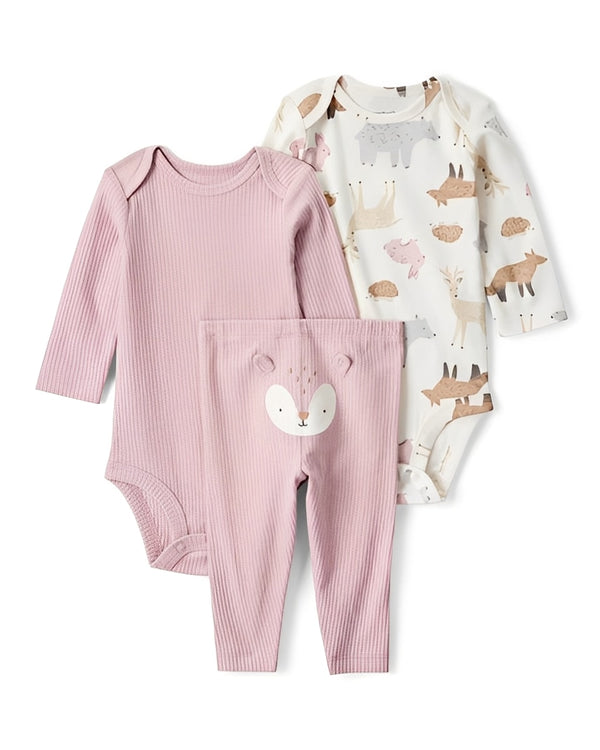 Carter's Baby Girl 3 piece Bodysuits & Pant Set