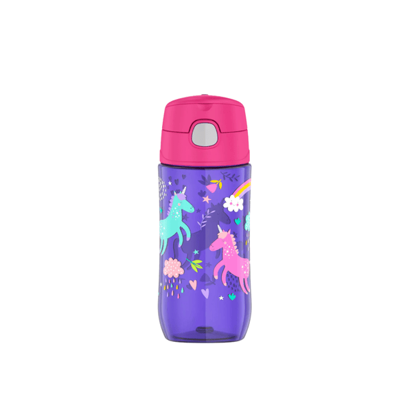 Thermos Funtainer Plástico Unicornios Morado