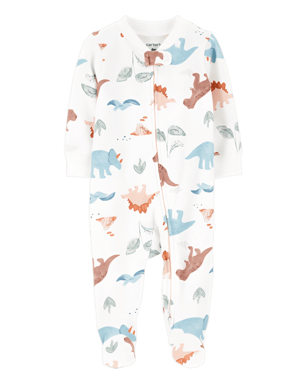 Carter's Baby Boy Dinosaur 2 Way Zip Cotton Sleep & Play Pajamas