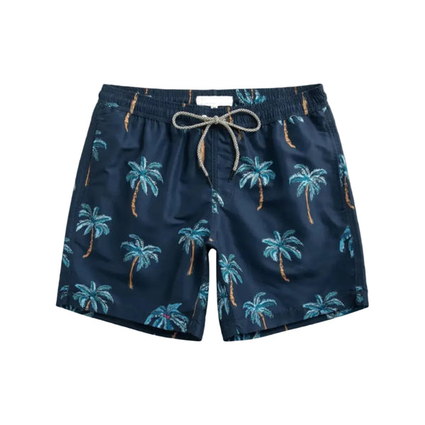 Tommy Hilfiger Navy Palm Tree Swim Shorts