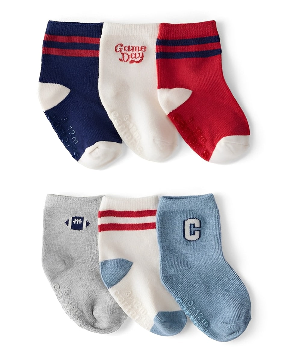 Carter's Baby Boy 6 Pack Socks