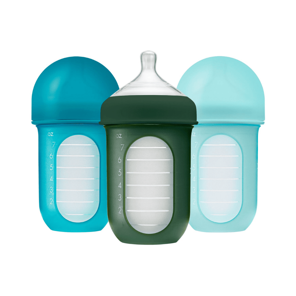 Boon NURSH Biberón Anti-Cólico 8oz (240ml) Set de 3 - Forest Adventure