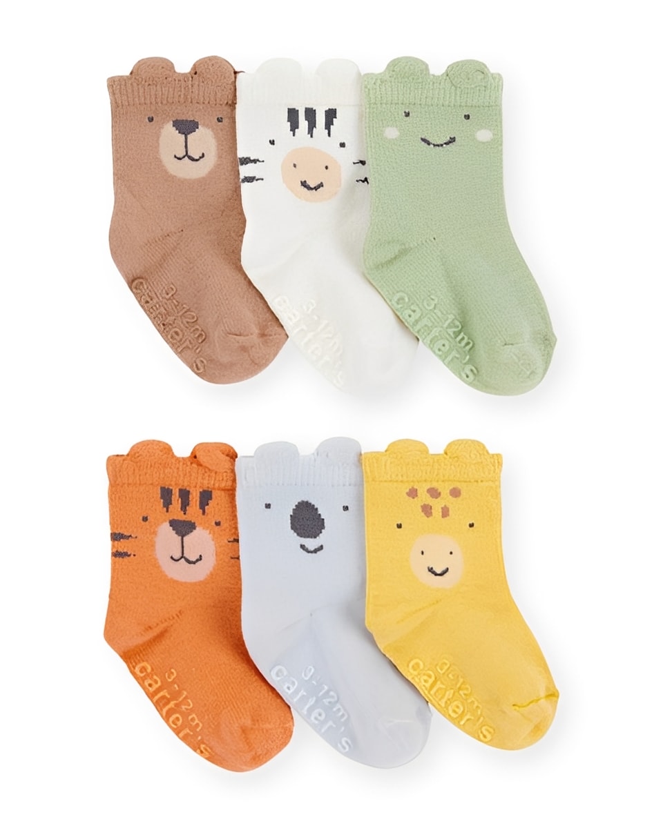 Carter's Baby 6-Pack Novelty Socks