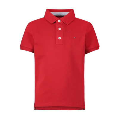 Tommy Hilfiger Boys' Short Sleeve 1985 Regular Fit Polo - Primary Red