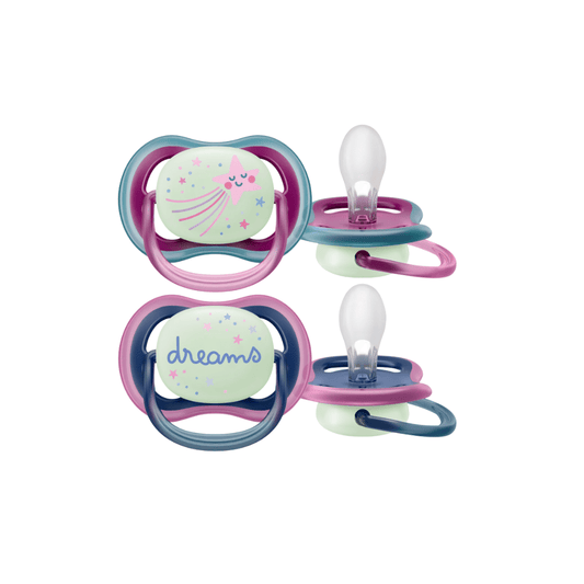 Avent Chupetes Ultra Air Dreams Estrella Fugaz azul-rosado - ColorPlay