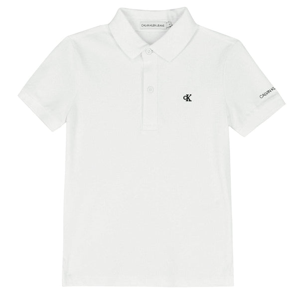 Calvin Klein Niños Polo - Blanco