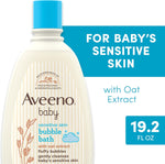 Aveeno Baby Sensitive Skin Bubble Bath with Oat Extract 19.2 fl oz - Image 2