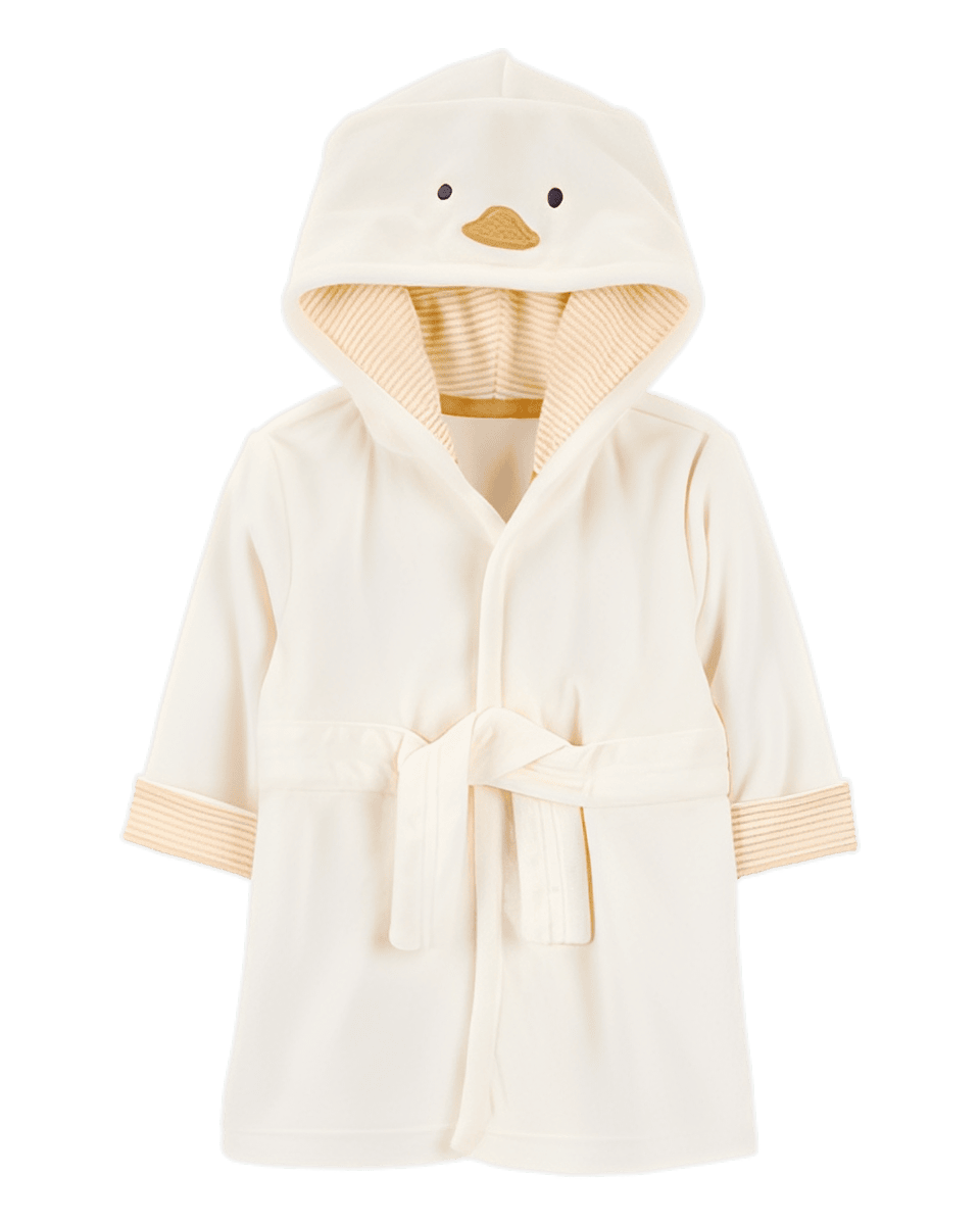 Carter's Baby Chick Hooded Terry Robe Ivory