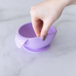 Bumkins Silicone First Feeding Set - Lavender - Image 2