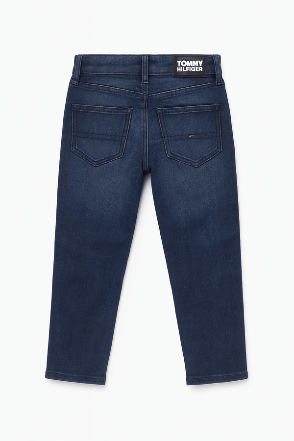 Tommy Hilfiger Niños Jeans - Lavado Oscuro