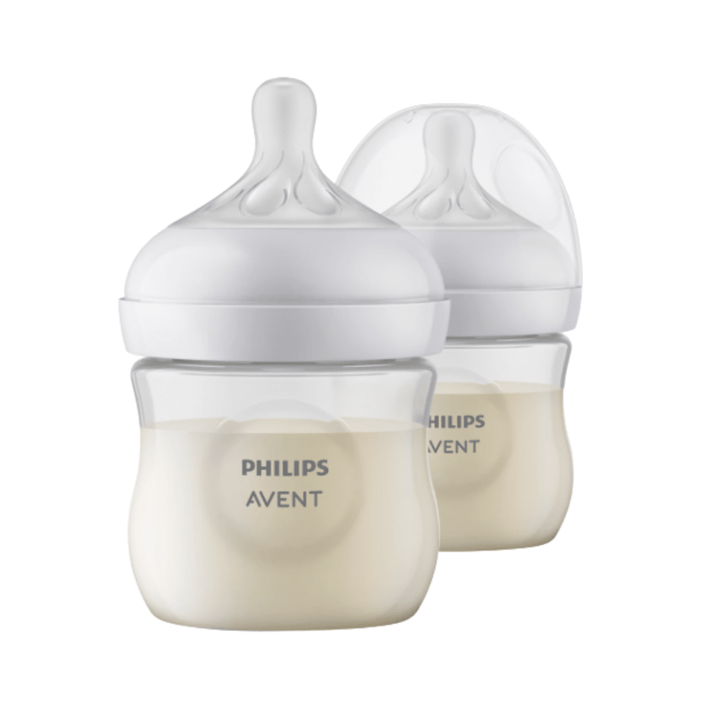 Avent Set de 2 Biberones Natural transparente 4 oz