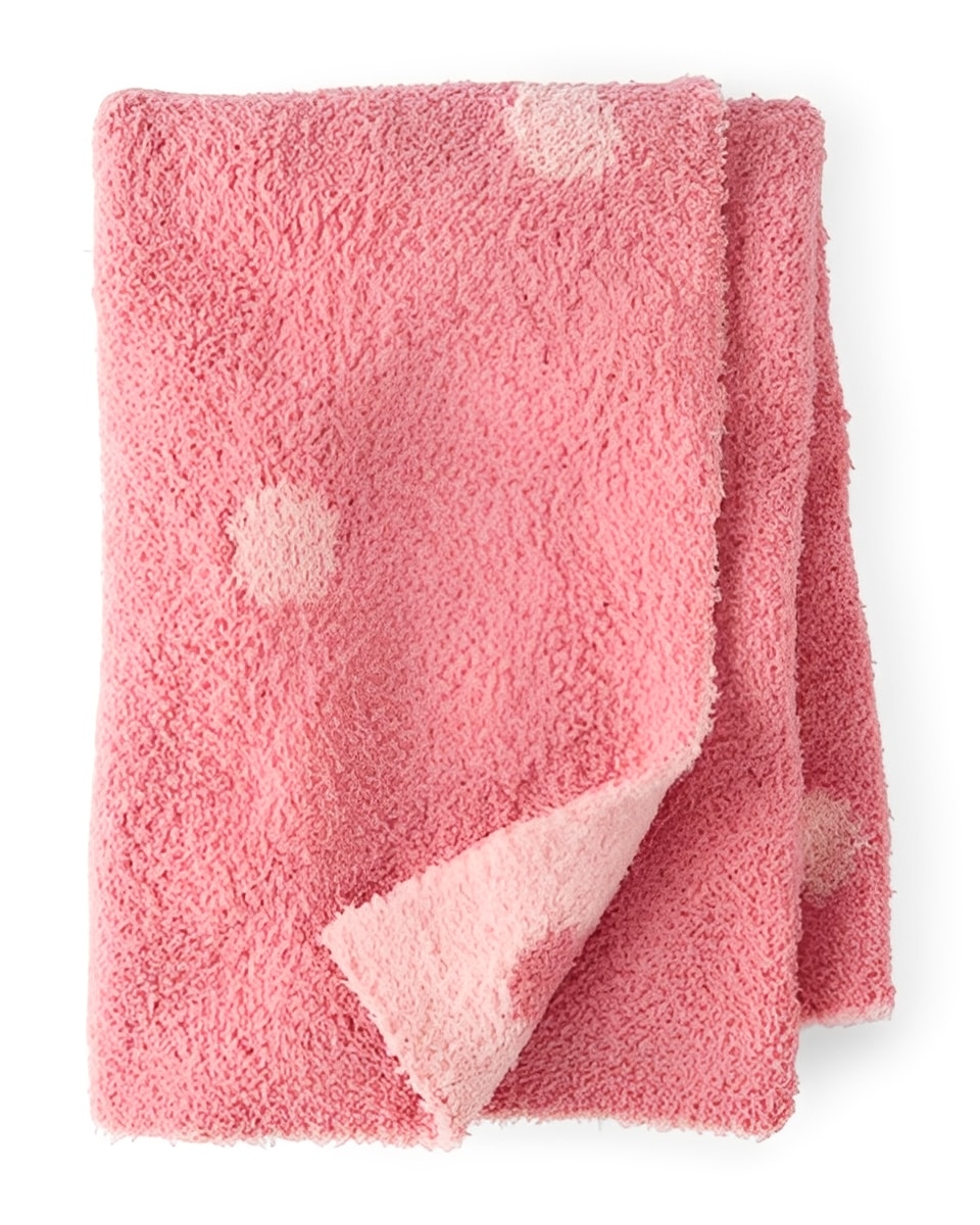 Carter's Girls Polka Dot Stroller Blanket Pink