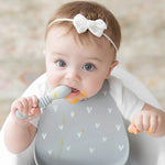 Bumkins Silicone Bib - Hearts - Image 2