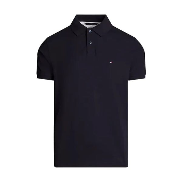 Tommy Hilfiger Boys' Short Sleeve 1985 Regular Fit Polo - Black