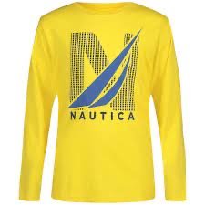Nautica Niños Camiseta Manga Larga - Amarillo
