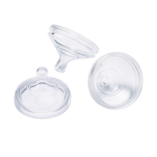 Boon NURSH Tetinas de Silicona Flujo Medio - Set de 3 - ColorPlay