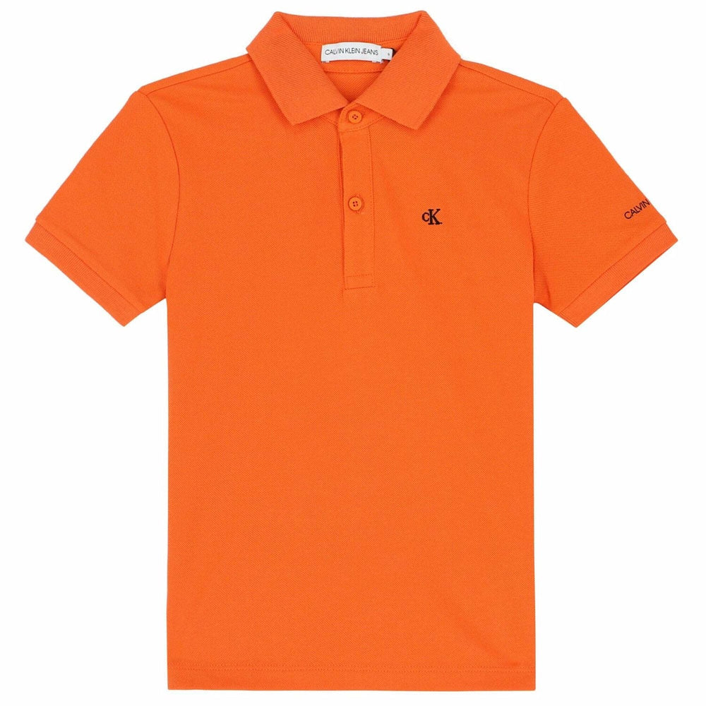 Calvin Klein Niños Polo - Naranja