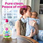 Dapple Baby Bottle Soap Fragrance Free 16.9 fl oz 3-Pack - Image 3