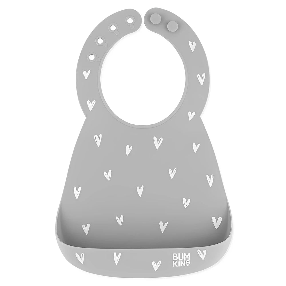 Bumkins Silicone Bib - Hearts