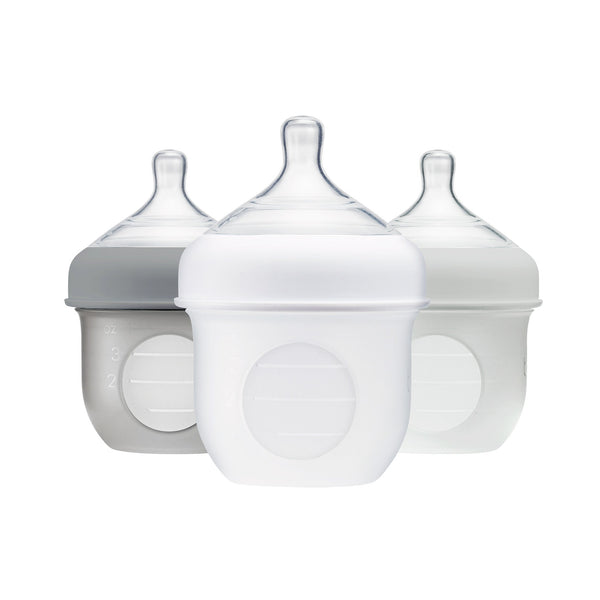 Boon NURSH Biberón Anti-Cólico 4oz (120ml) Set de 3 - Multicolor