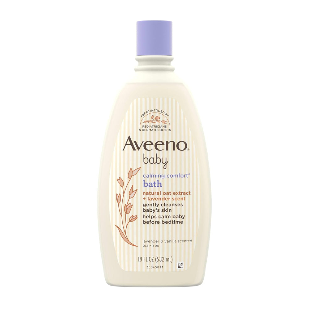 Aveeno Baby Nighttime Calming Comfort Bath Body & Hair Wash 18 fl oz