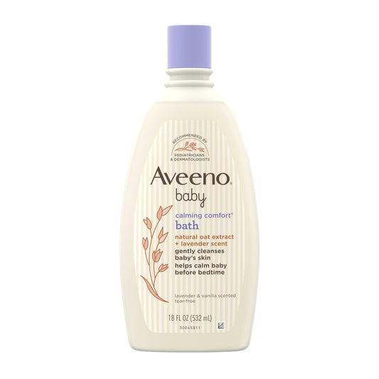 Aveeno Baby Nighttime Calming Comfort Bath Body & Hair Wash 18 fl oz - ColorPlay